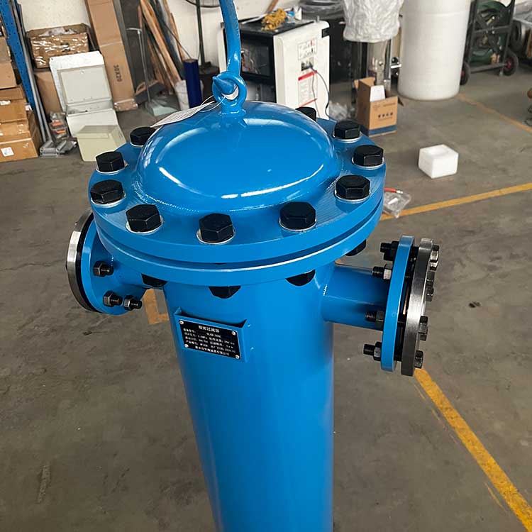 華豫生產供應氣體除雜用DN80 PN16精密過濾器